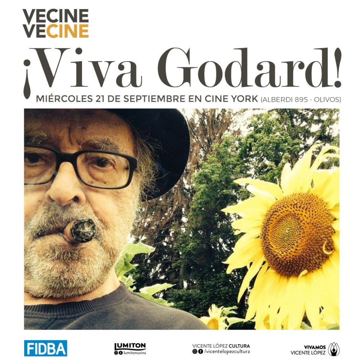 "¡Viva Godard!", un homenaje a Jean-Luc Godard en Cine York