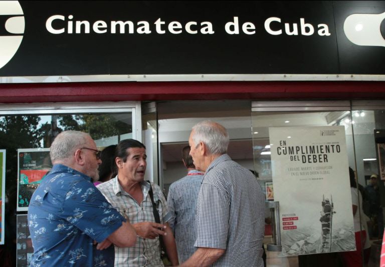 “In the line of duty” narrated by Cecilia Roth was presented in Havana