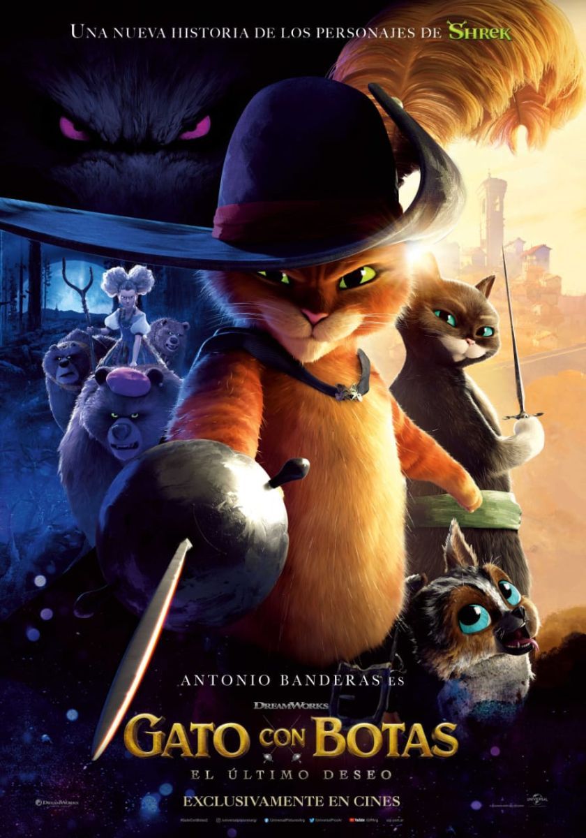 Crítica de “Gato con botas: El último deseo”, secuela del felino aventurero con Antonio Banderas