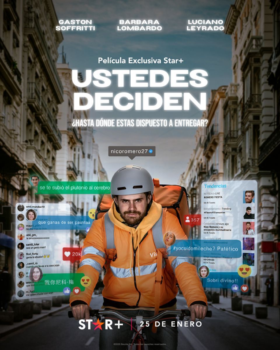 Crítica de "Ustedes deciden", Gastón Soffritti se enfrenta a la insoportable levedad de las redes sociales