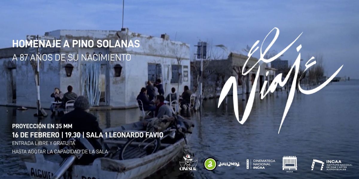 Homenaje a Pino Solanas con la proyección de "El viaje" en 35 mm