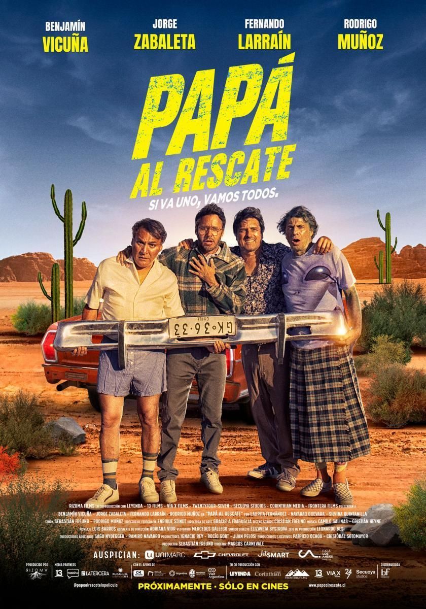 Crítica de "Papá al rescate", Benjamín Vicuña en una comedia familiar gay para el olvido